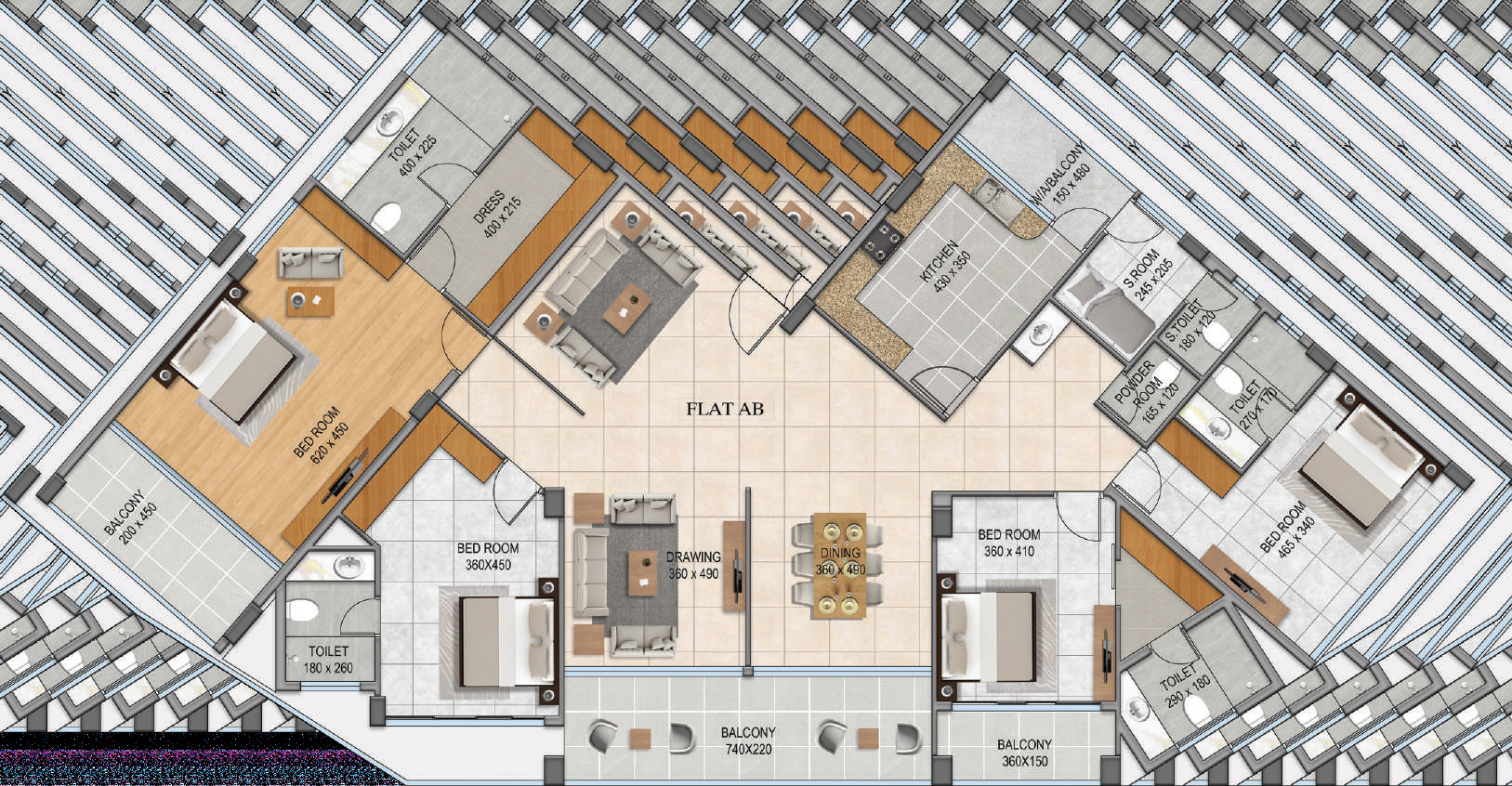 National Builders | Majestic – 3 & 4 BHK Premium Luxury Apartments in Edappally, Kochi - 12
