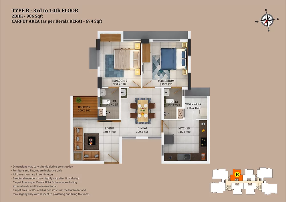 Asset Winside | 2 & 3 BHK Apartments in Thiroor - 17