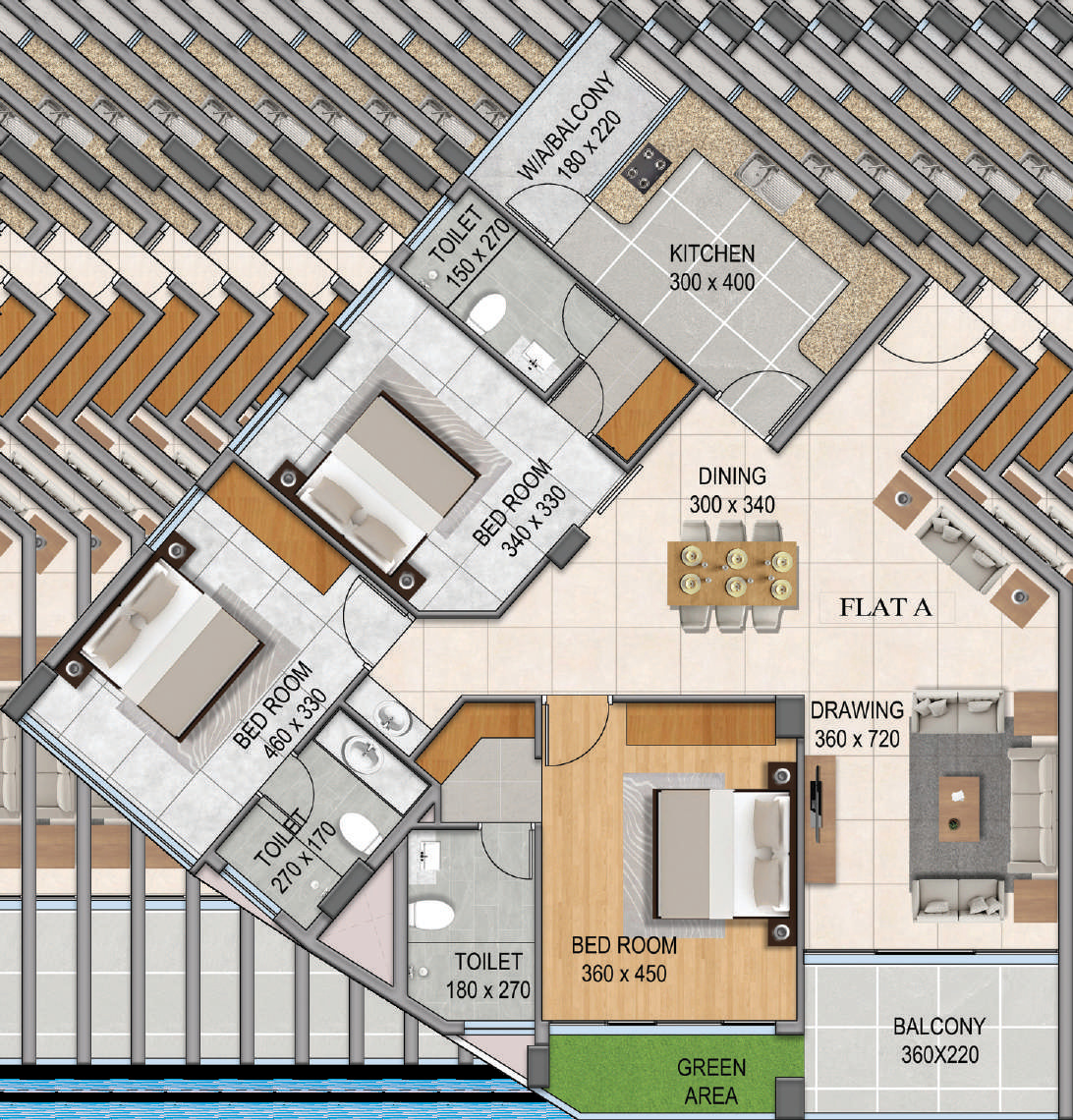 National Builders | Majestic – 3 & 4 BHK Premium Luxury Apartments in Edappally, Kochi - 10