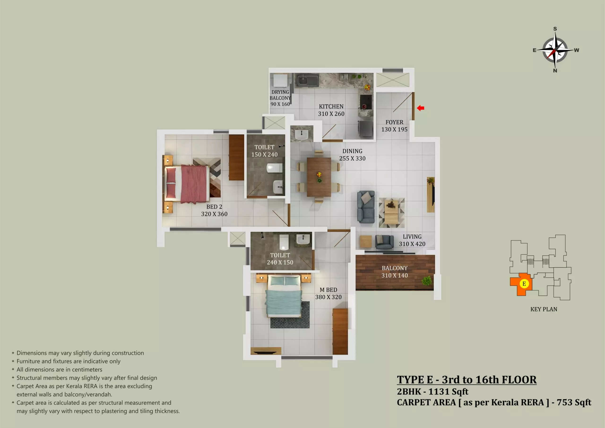 Asset - Sreyas | 2 and 3 BHK Apartments in Cheranalloor - 15