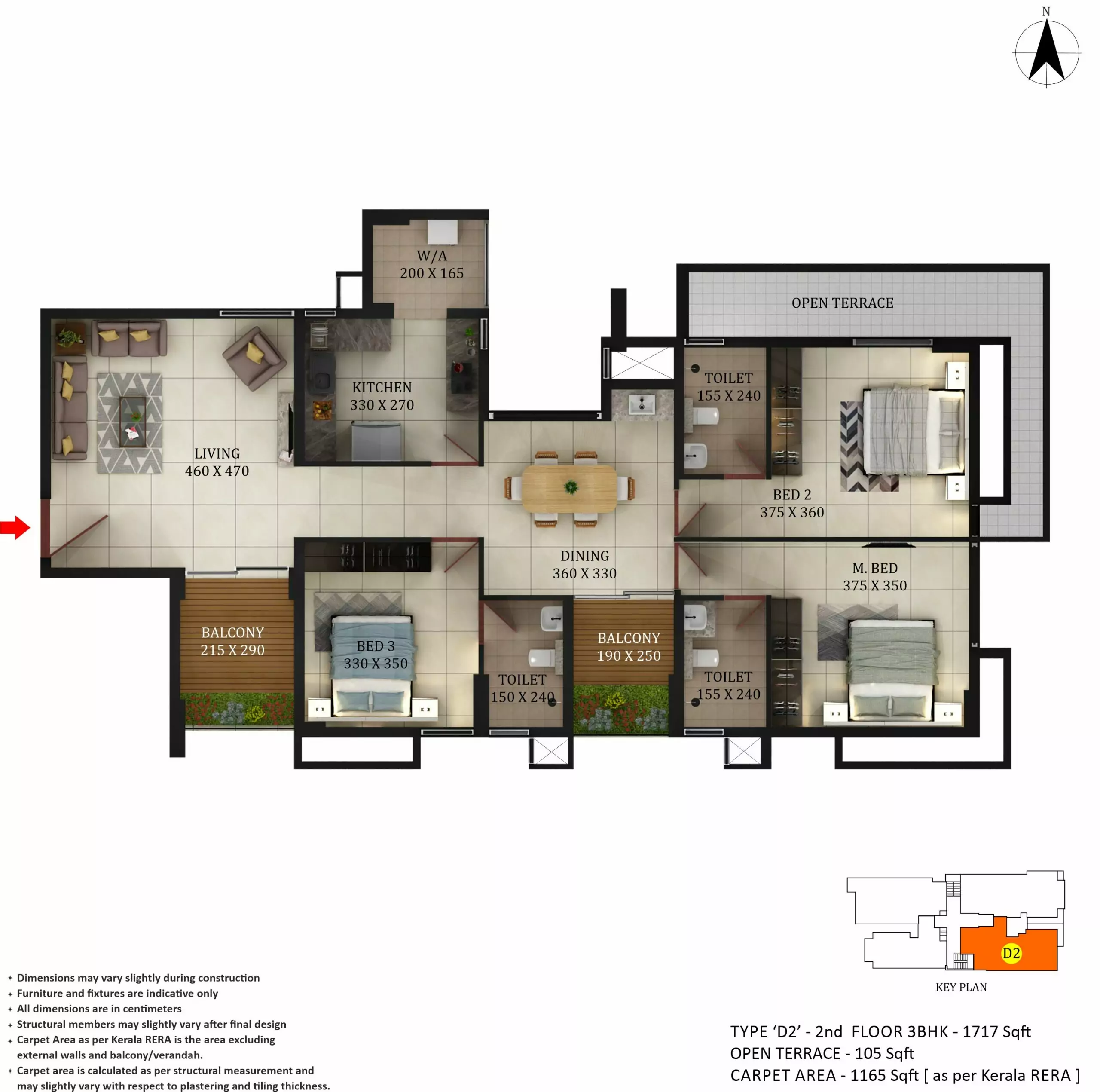 Asset B Right | 2 & 3 BHK Premium Apartments in Kuriachira - 4