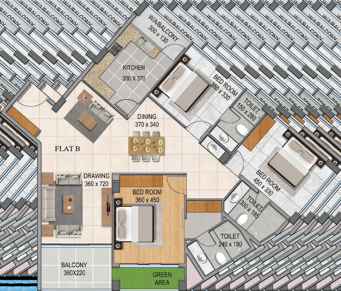 National Builders | Majestic – 3 & 4 BHK Premium Luxury Apartments in Edappally, Kochi - 14
