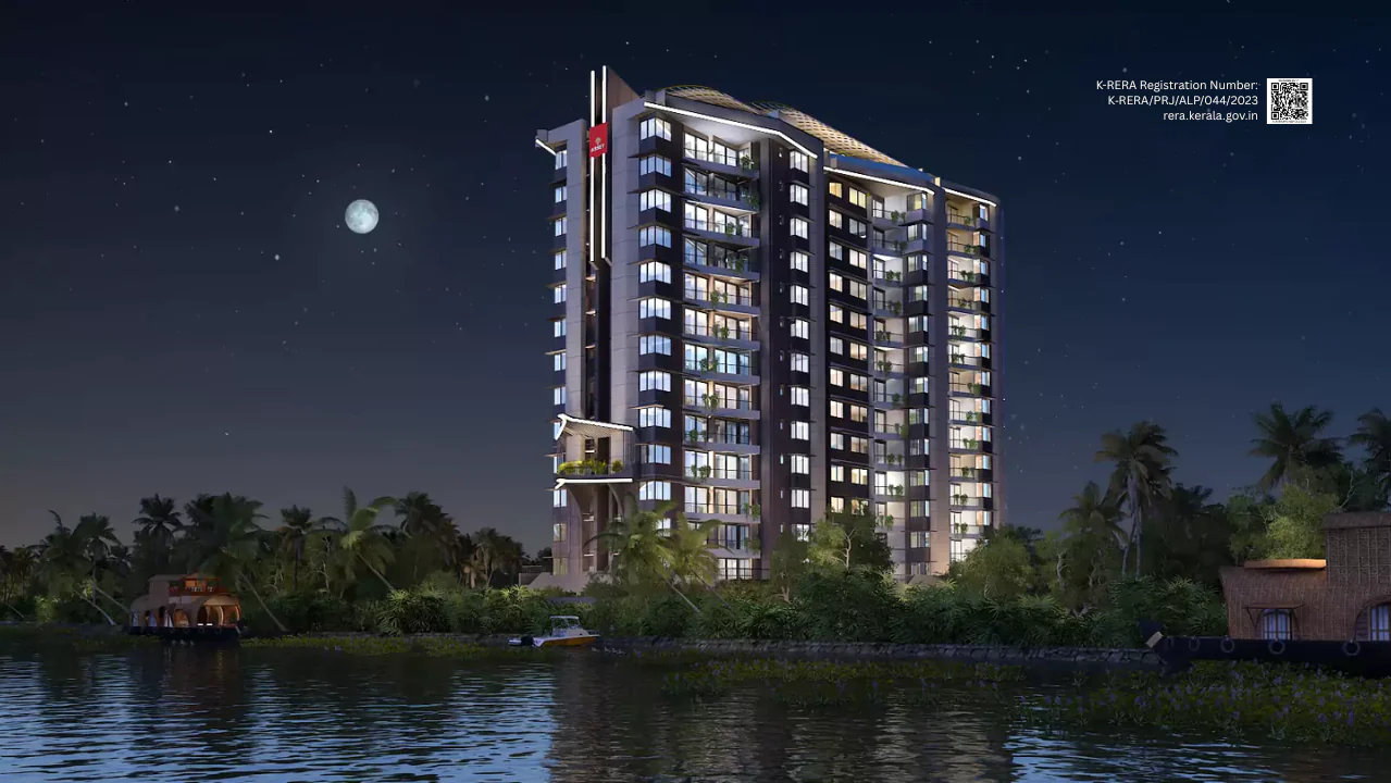 Asset Nilaavu | Premium 2 & 3 BHK Waterfront Apartments for sale in Alappuzha 1