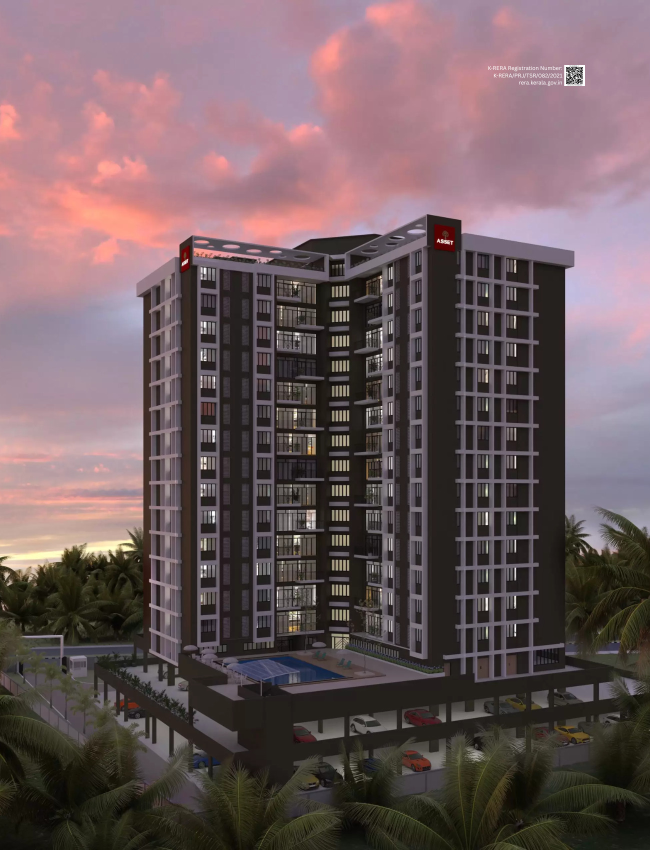 Asset Majestic | 2, 3 BHK Flats and Apartments in Kuriachira