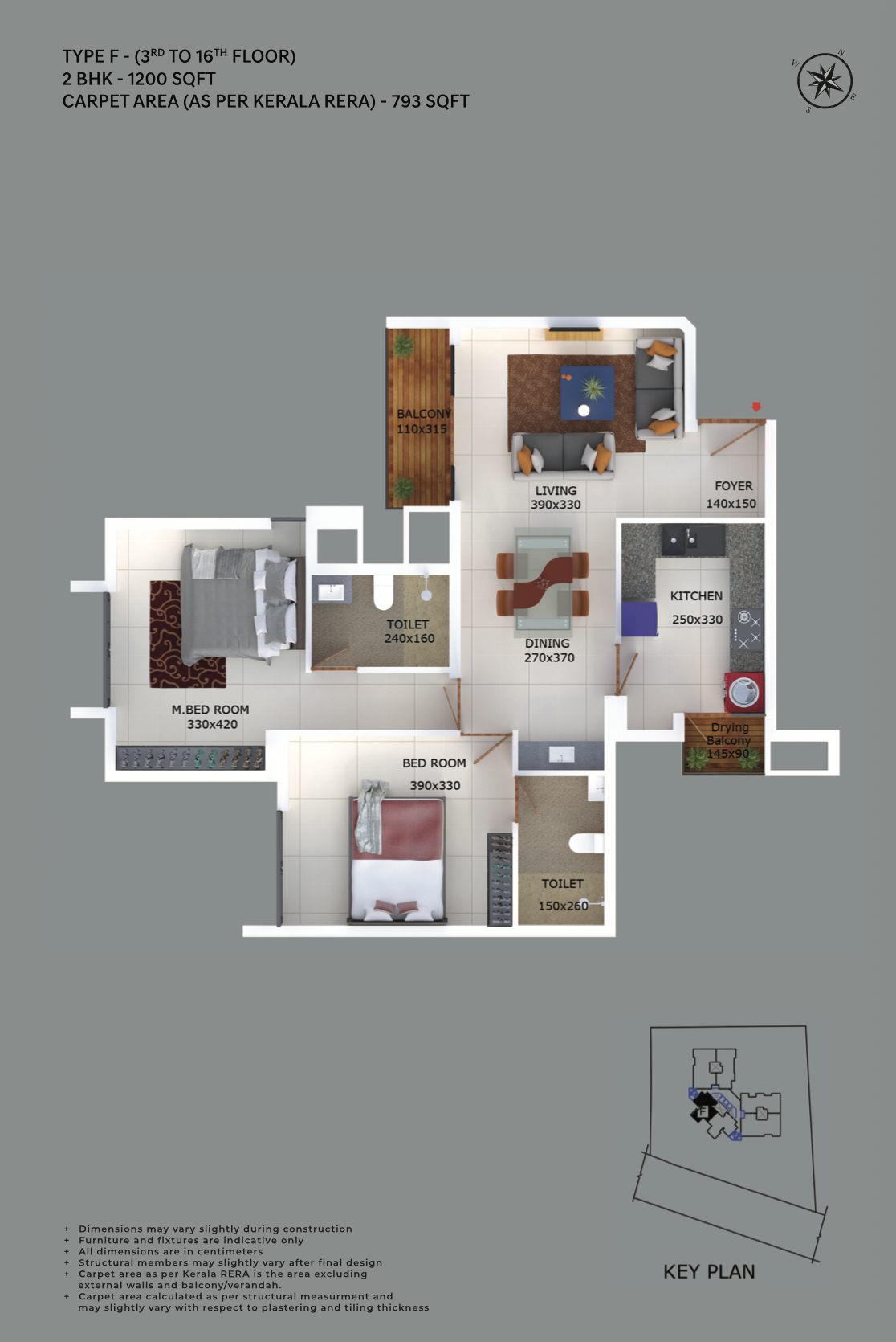 Asset Majestic | 2, 3 BHK Flats and Apartments in Kuriachira - 8