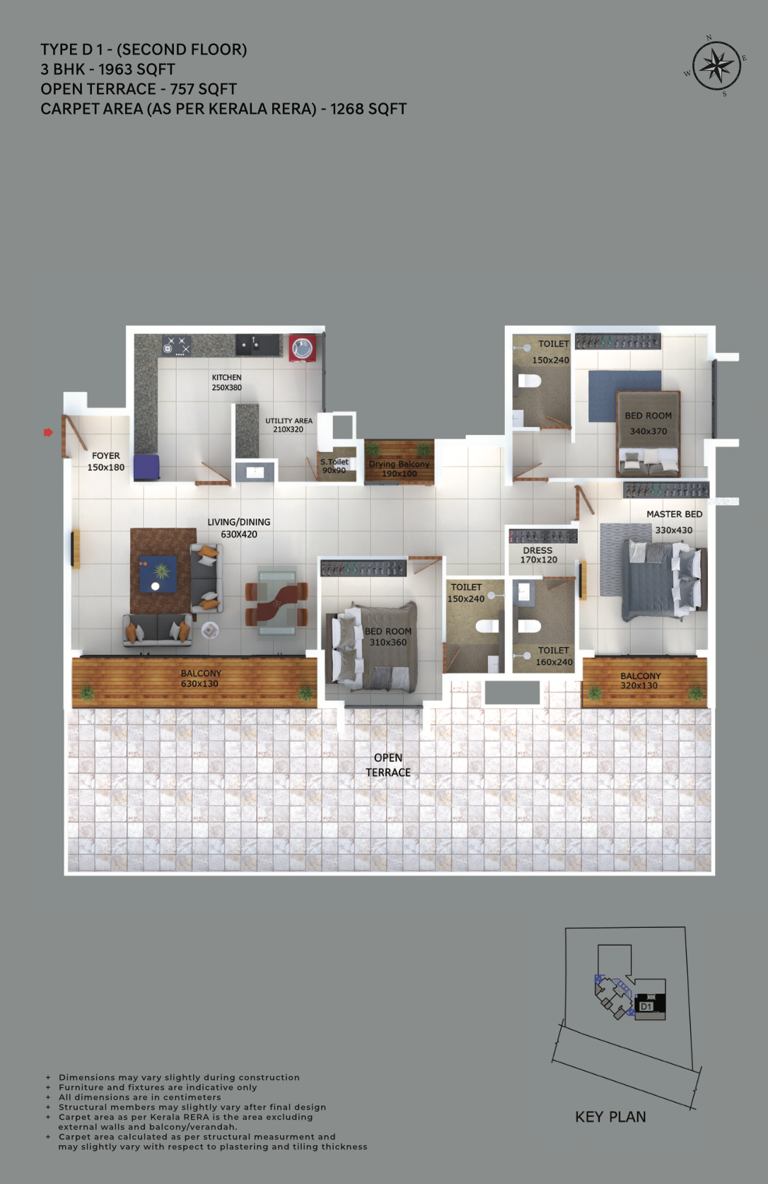 Asset Majestic | 2, 3 BHK Flats and Apartments in Kuriachira - 11