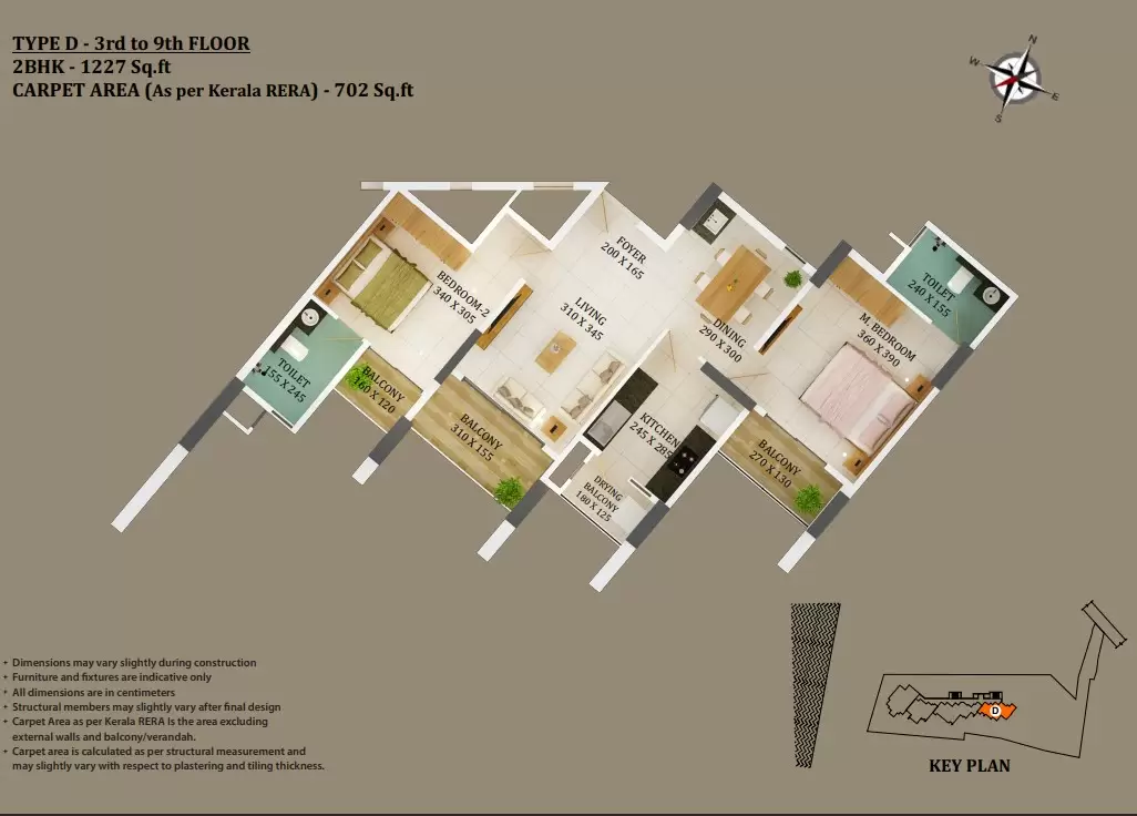 Asset East Brook - 2 and 3 BHK Flats For Sale in Aluva - 15