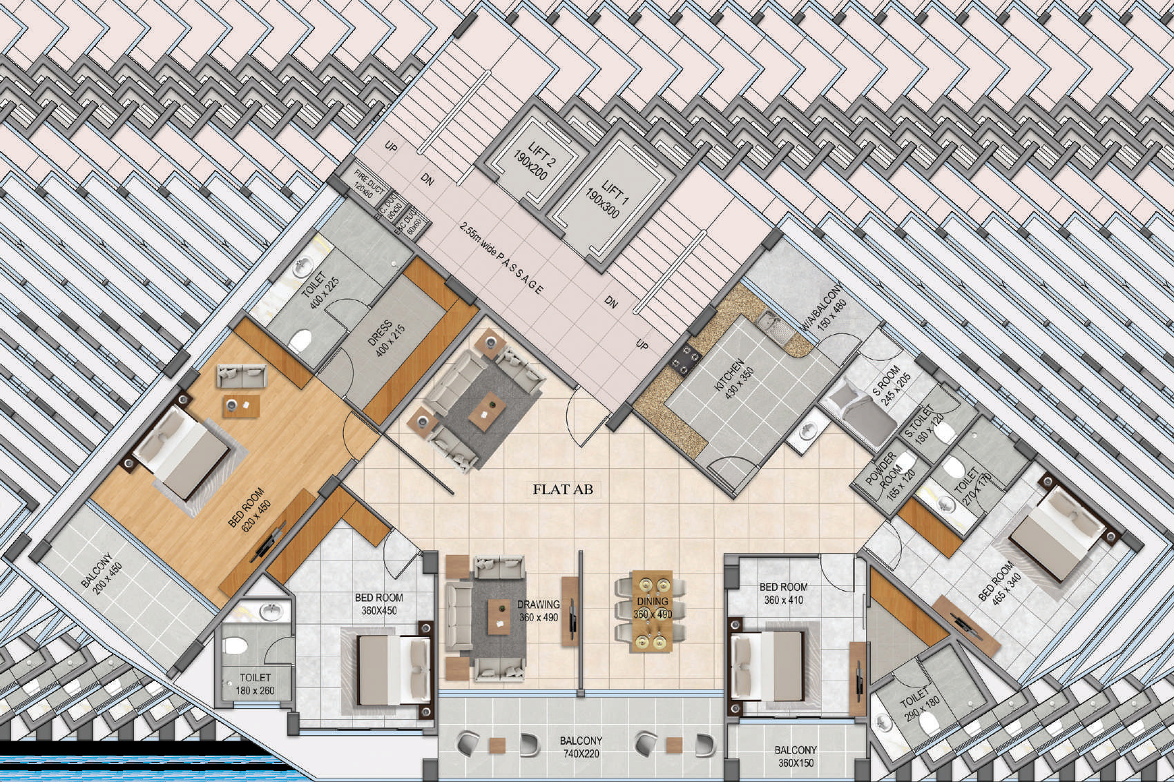 National Builders | Majestic – 3 & 4 BHK Premium Luxury Apartments in Edappally, Kochi - 13
