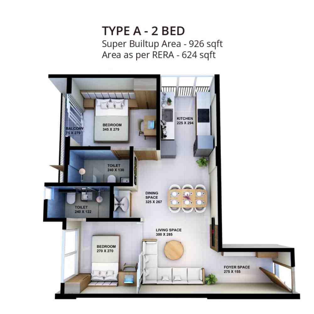 Casadel - Grand Victorian Town | 2 & 3 BHK Apartments - 2