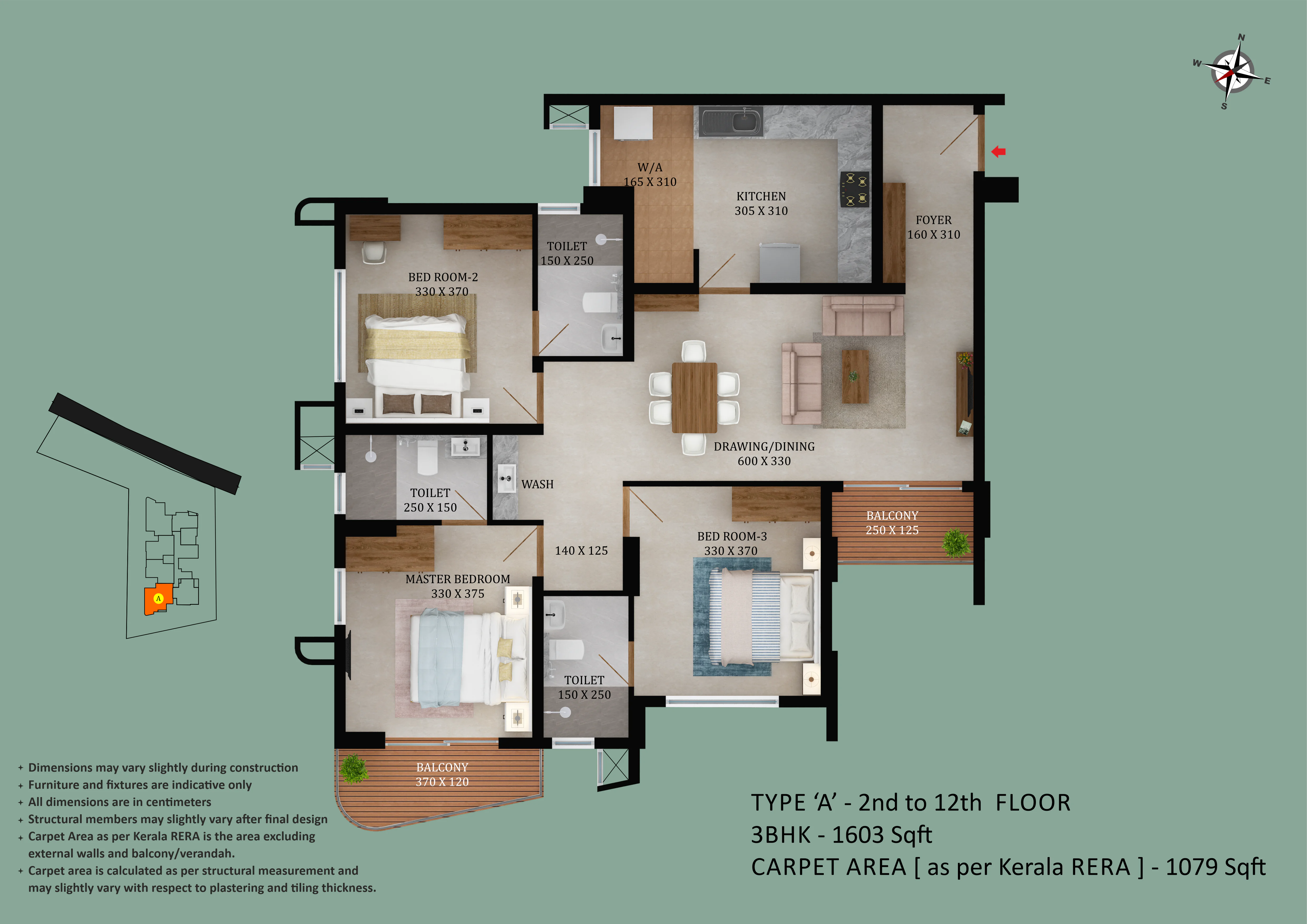 Asset - Butterflies | 2 & 3 BHK apartments at Kakkanad, Kochi - 16