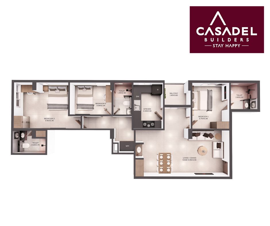 Casadel - Beyond Infinity | Premium 2, 3 and 4 BHK apartments - 4