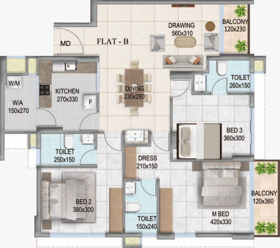 National Builders | Signature Tower 2 – Premium 3 BHK Apartments Near Edappally| Cheranallur,Kochi - 17
