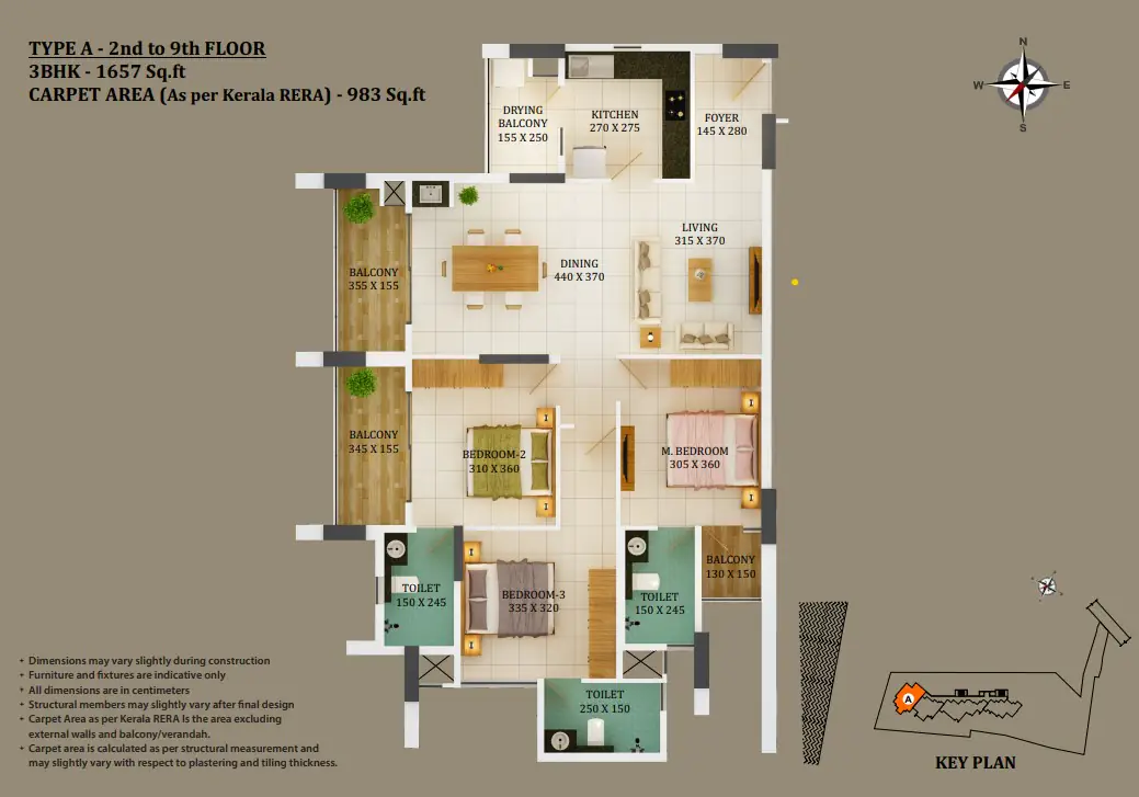 Asset East Brook - 2 and 3 BHK Flats For Sale in Aluva - 11