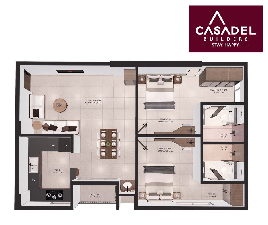Casadel - Beyond Infinity | Premium 2, 3 and 4 BHK apartments - 2