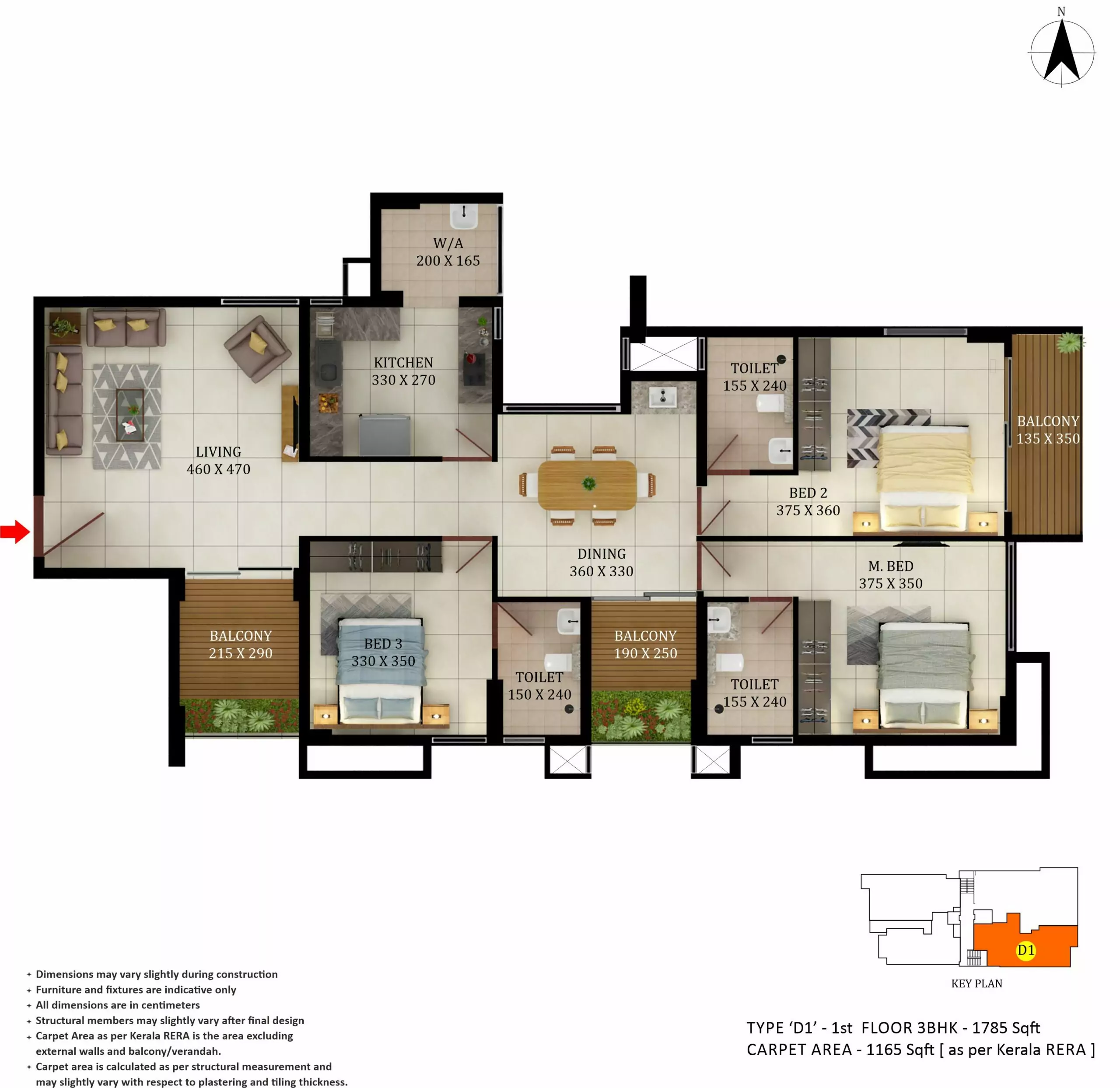 Asset B Right | 2 & 3 BHK Premium Apartments in Kuriachira - 3