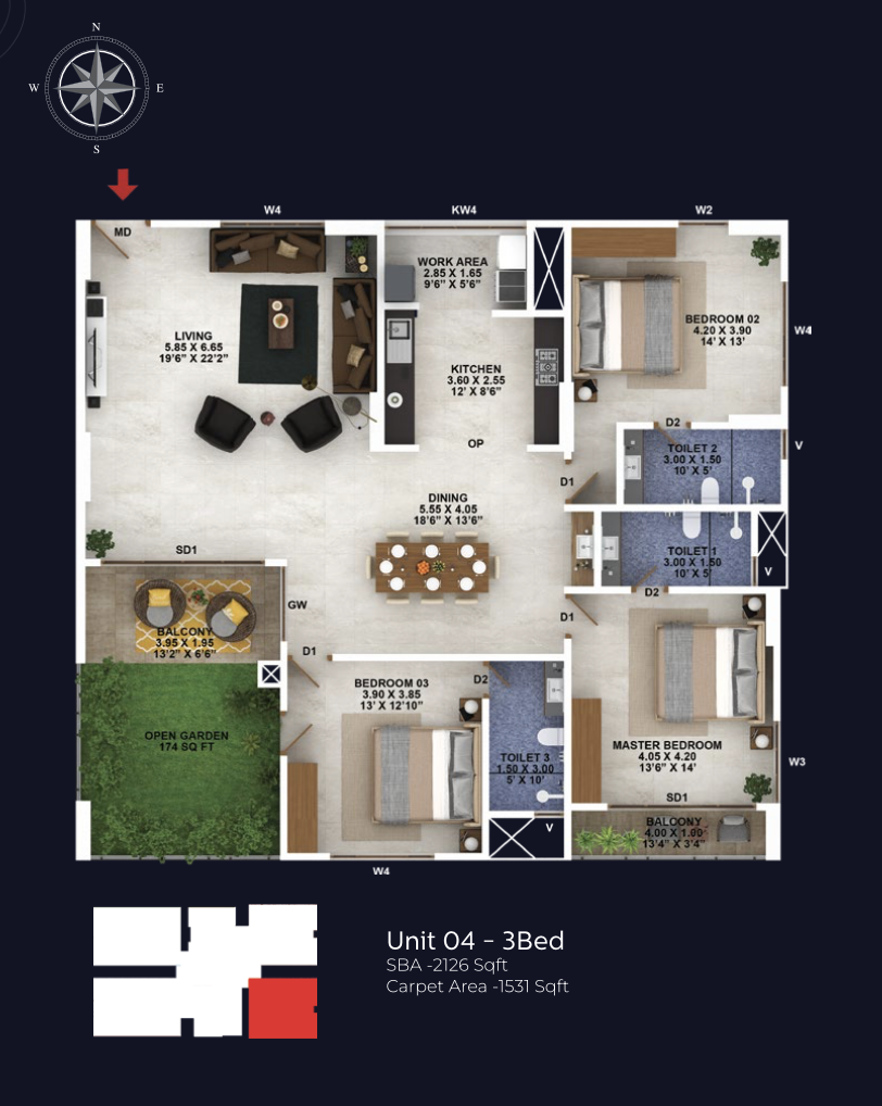 Confident Group - Legacy | Premium Apartments | 3 & 4 BHKs - 6