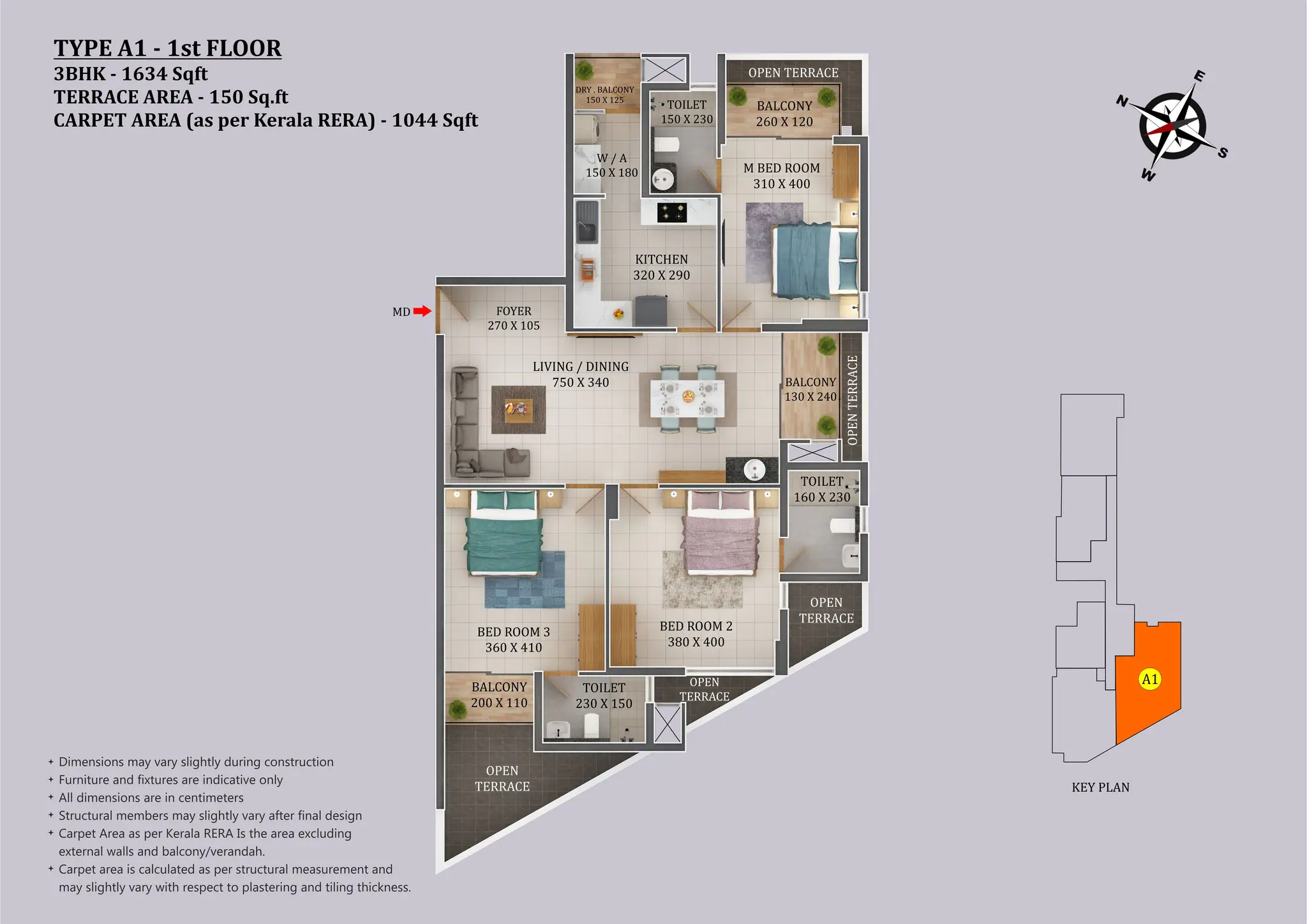 Asset - Canzara | Premium 2,3 & 4 BHK Apartments | Karyavattom - 12